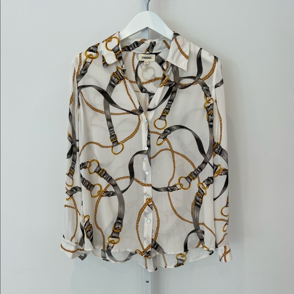 L’AGENCE CHAIN TOP SIZE MEDIUM NWOTS! - Picture 4 of 17